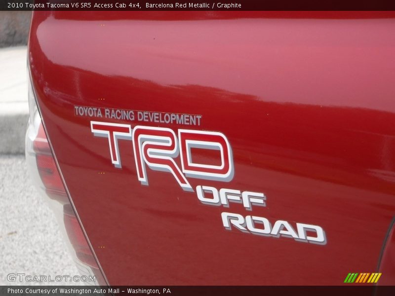 Barcelona Red Metallic / Graphite 2010 Toyota Tacoma V6 SR5 Access Cab 4x4