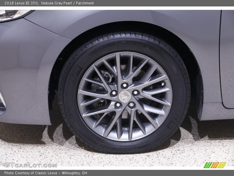 Nebula Gray Pearl / Parchment 2018 Lexus ES 350