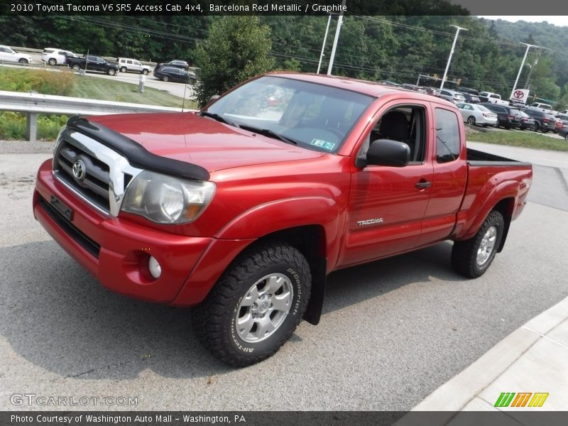 Barcelona Red Metallic / Graphite 2010 Toyota Tacoma V6 SR5 Access Cab 4x4