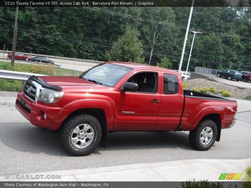 Barcelona Red Metallic / Graphite 2010 Toyota Tacoma V6 SR5 Access Cab 4x4