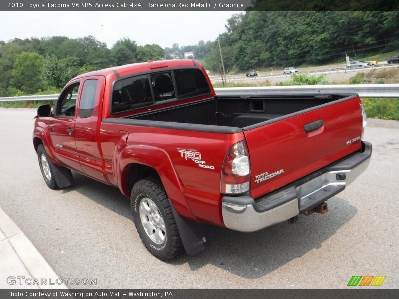 Barcelona Red Metallic / Graphite 2010 Toyota Tacoma V6 SR5 Access Cab 4x4