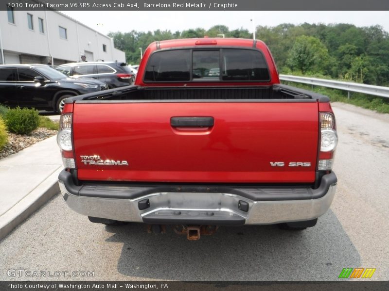 Barcelona Red Metallic / Graphite 2010 Toyota Tacoma V6 SR5 Access Cab 4x4