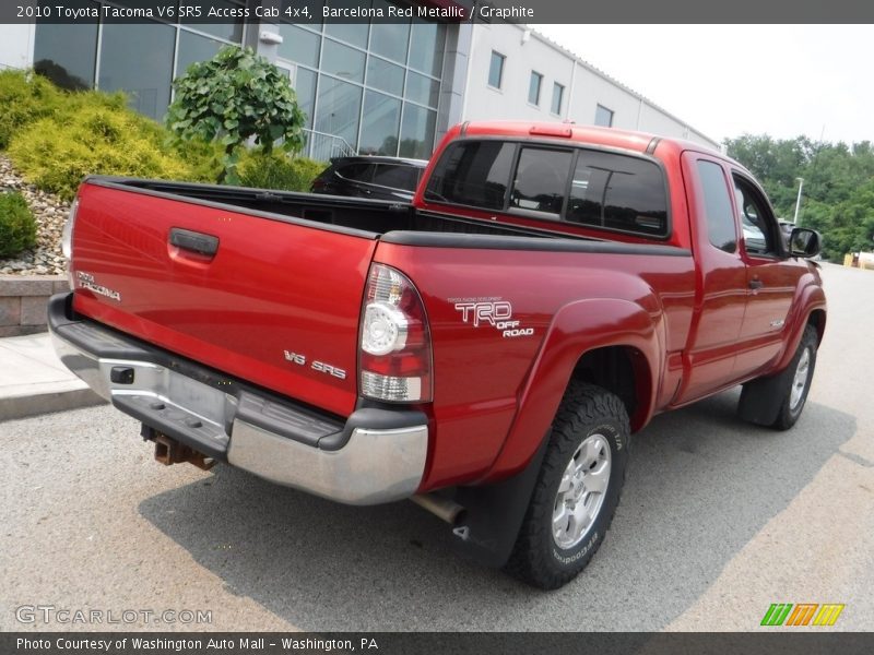 Barcelona Red Metallic / Graphite 2010 Toyota Tacoma V6 SR5 Access Cab 4x4