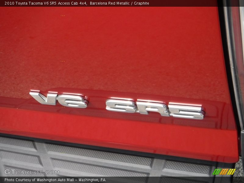 Barcelona Red Metallic / Graphite 2010 Toyota Tacoma V6 SR5 Access Cab 4x4