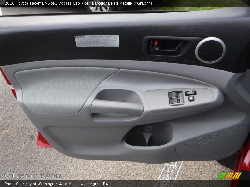 Barcelona Red Metallic / Graphite 2010 Toyota Tacoma V6 SR5 Access Cab 4x4