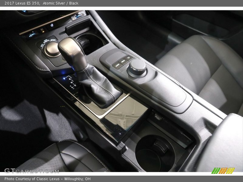 Atomic Silver / Black 2017 Lexus ES 350