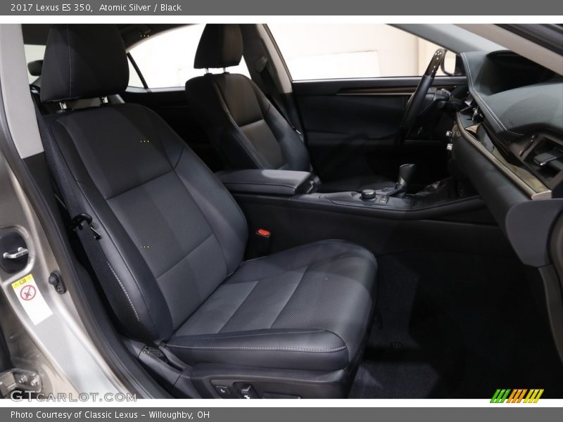 Atomic Silver / Black 2017 Lexus ES 350