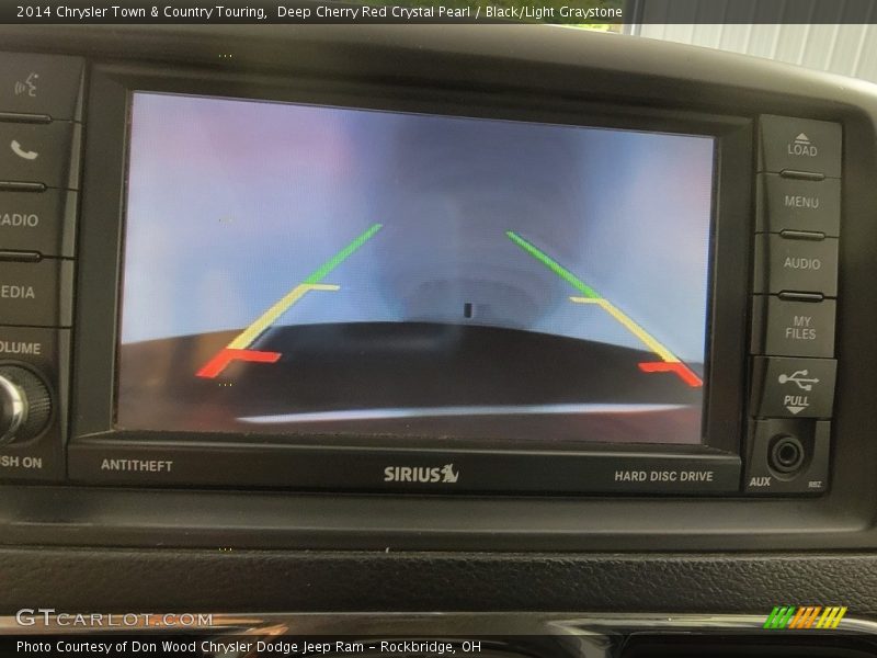 Deep Cherry Red Crystal Pearl / Black/Light Graystone 2014 Chrysler Town & Country Touring