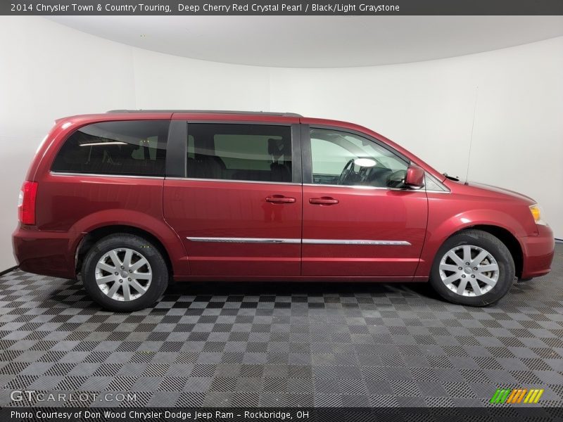 Deep Cherry Red Crystal Pearl / Black/Light Graystone 2014 Chrysler Town & Country Touring