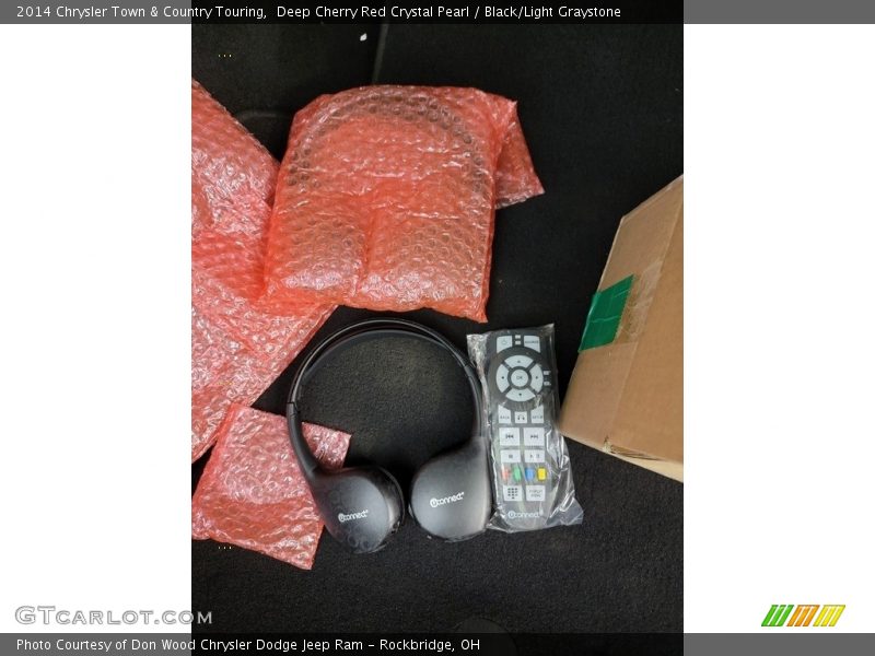 Deep Cherry Red Crystal Pearl / Black/Light Graystone 2014 Chrysler Town & Country Touring