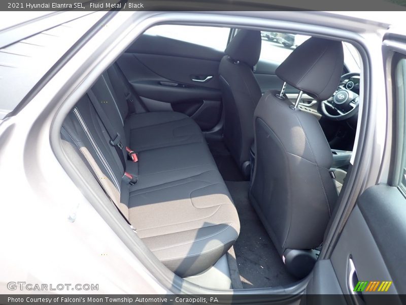 Fluid Metal / Black 2021 Hyundai Elantra SEL