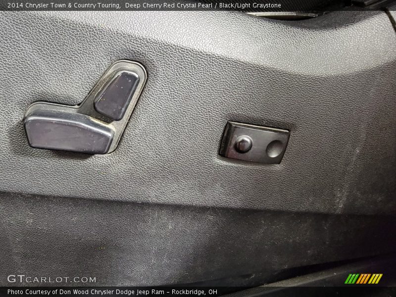 Deep Cherry Red Crystal Pearl / Black/Light Graystone 2014 Chrysler Town & Country Touring