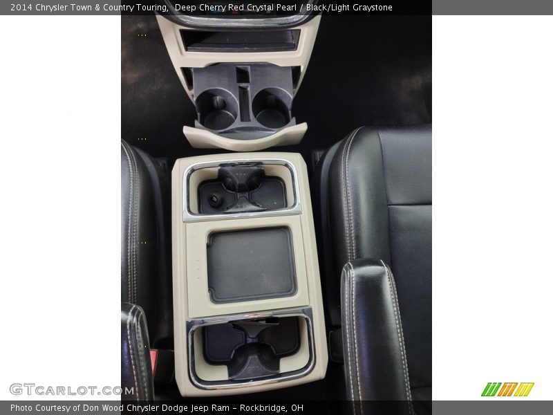 Deep Cherry Red Crystal Pearl / Black/Light Graystone 2014 Chrysler Town & Country Touring