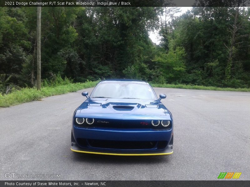 Indigo Blue / Black 2021 Dodge Challenger R/T Scat Pack Widebody