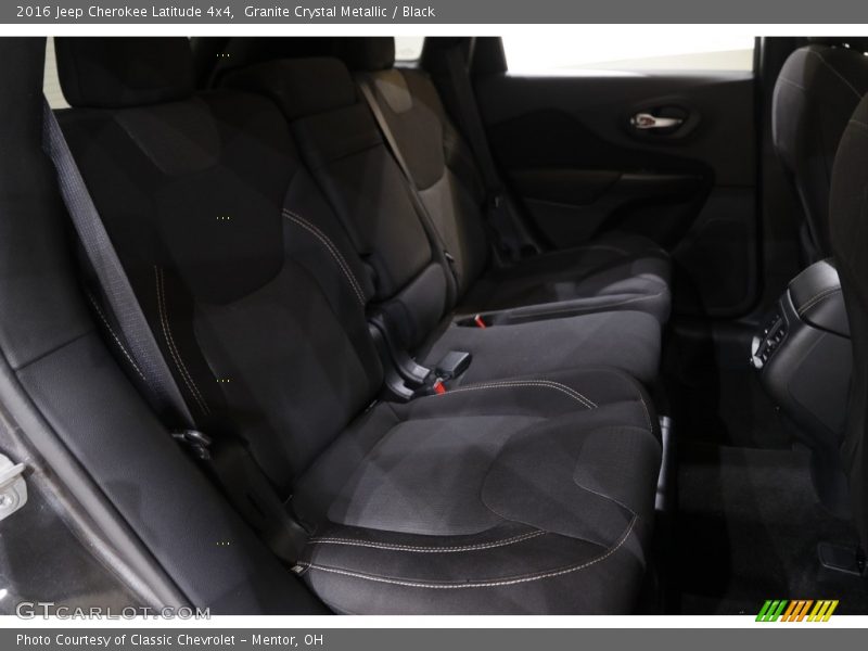 Granite Crystal Metallic / Black 2016 Jeep Cherokee Latitude 4x4