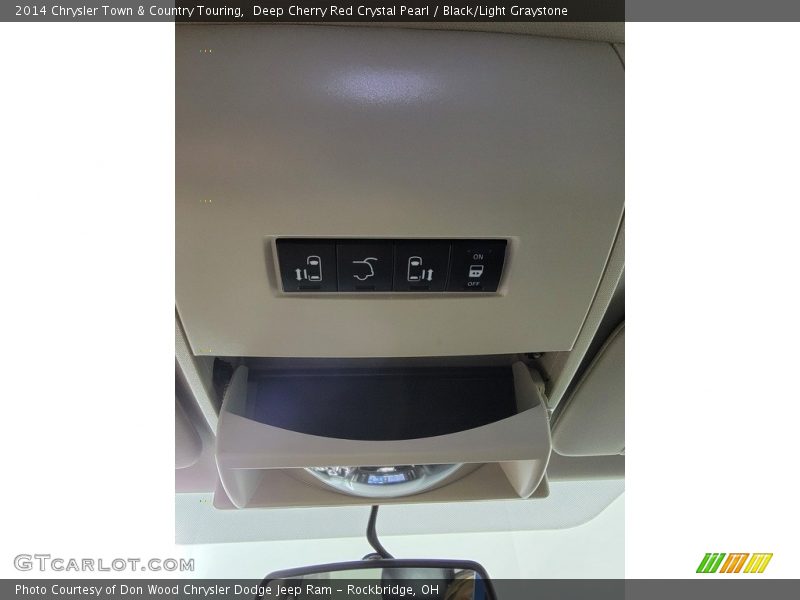Deep Cherry Red Crystal Pearl / Black/Light Graystone 2014 Chrysler Town & Country Touring