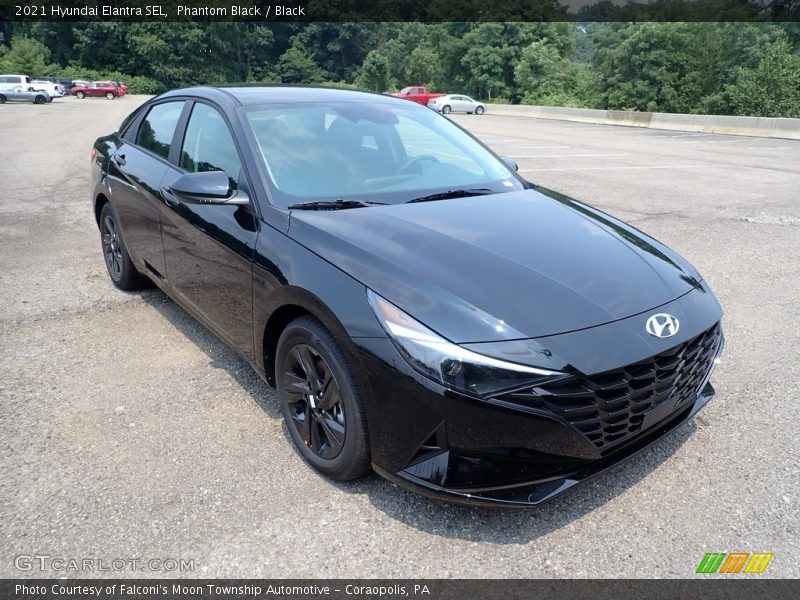 Phantom Black / Black 2021 Hyundai Elantra SEL