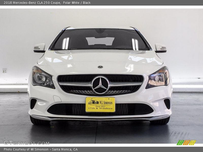 Polar White / Black 2018 Mercedes-Benz CLA 250 Coupe