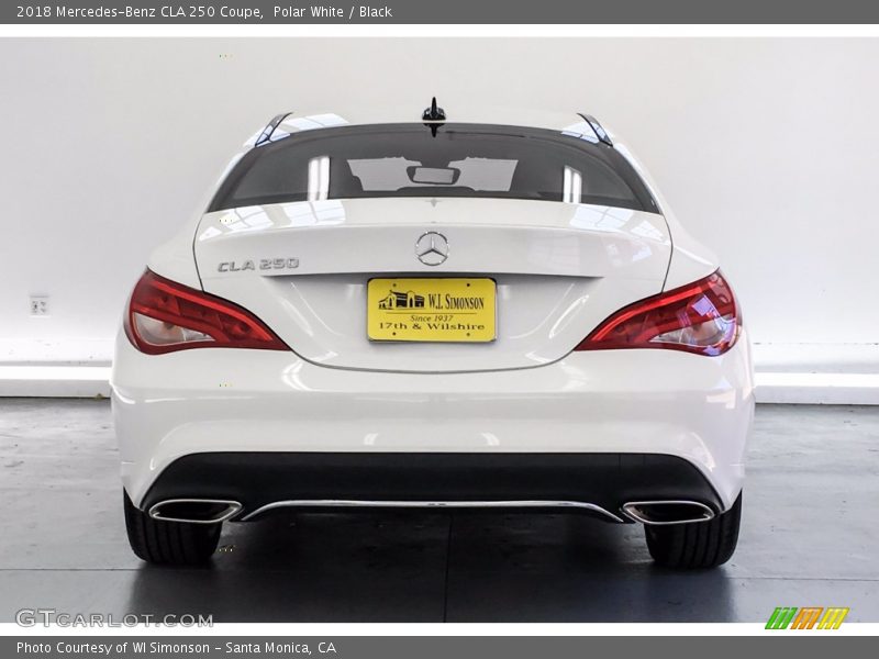 Polar White / Black 2018 Mercedes-Benz CLA 250 Coupe
