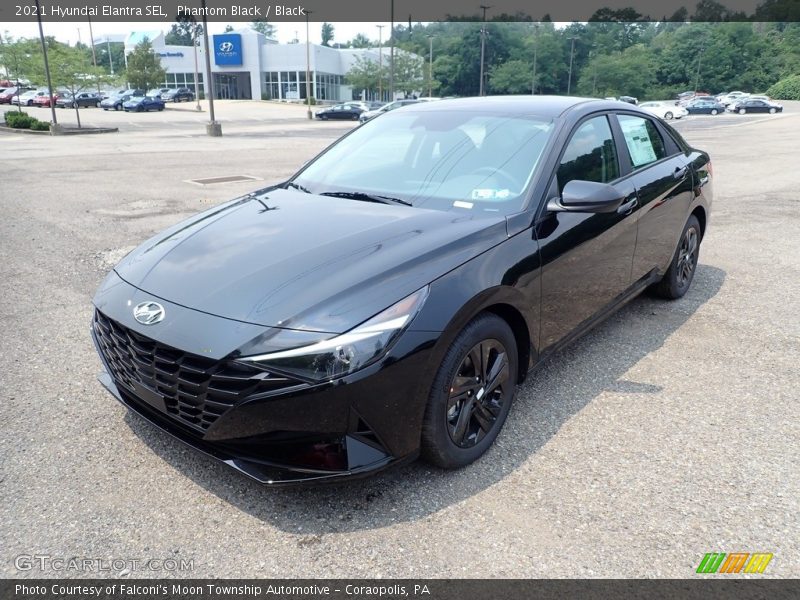 Phantom Black / Black 2021 Hyundai Elantra SEL