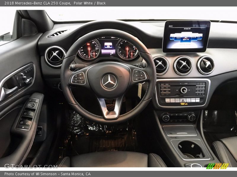 Polar White / Black 2018 Mercedes-Benz CLA 250 Coupe