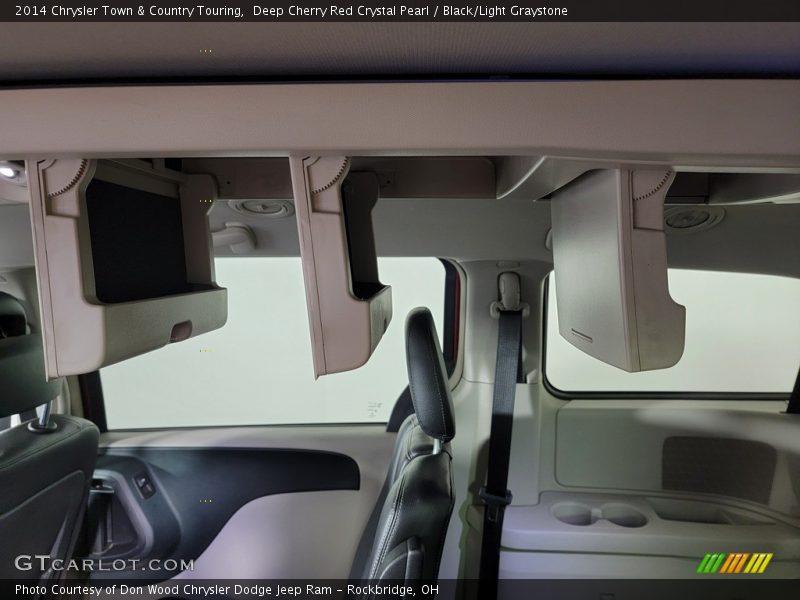 Deep Cherry Red Crystal Pearl / Black/Light Graystone 2014 Chrysler Town & Country Touring