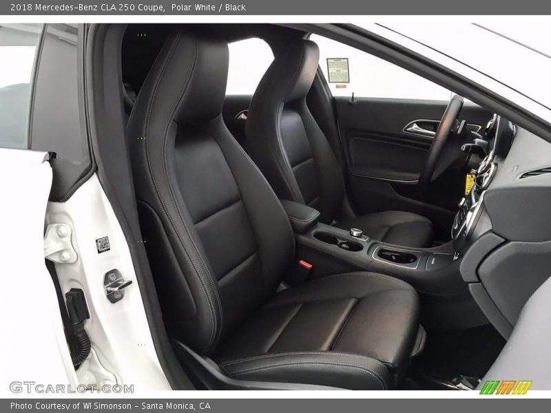 Polar White / Black 2018 Mercedes-Benz CLA 250 Coupe
