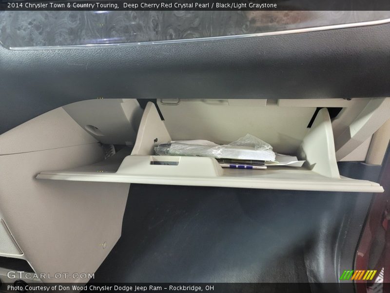 Deep Cherry Red Crystal Pearl / Black/Light Graystone 2014 Chrysler Town & Country Touring