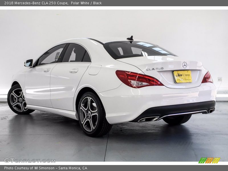 Polar White / Black 2018 Mercedes-Benz CLA 250 Coupe