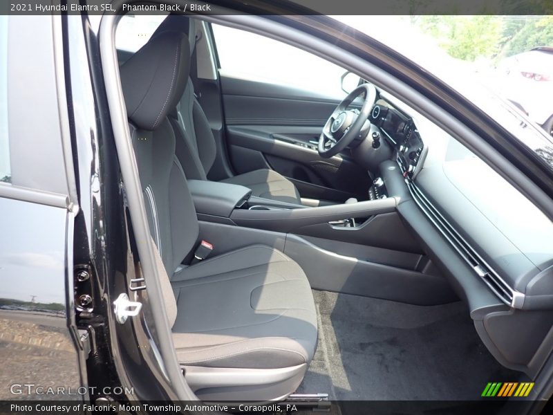 Phantom Black / Black 2021 Hyundai Elantra SEL