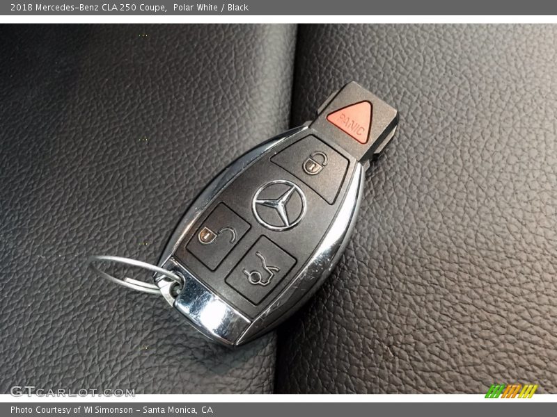 Polar White / Black 2018 Mercedes-Benz CLA 250 Coupe