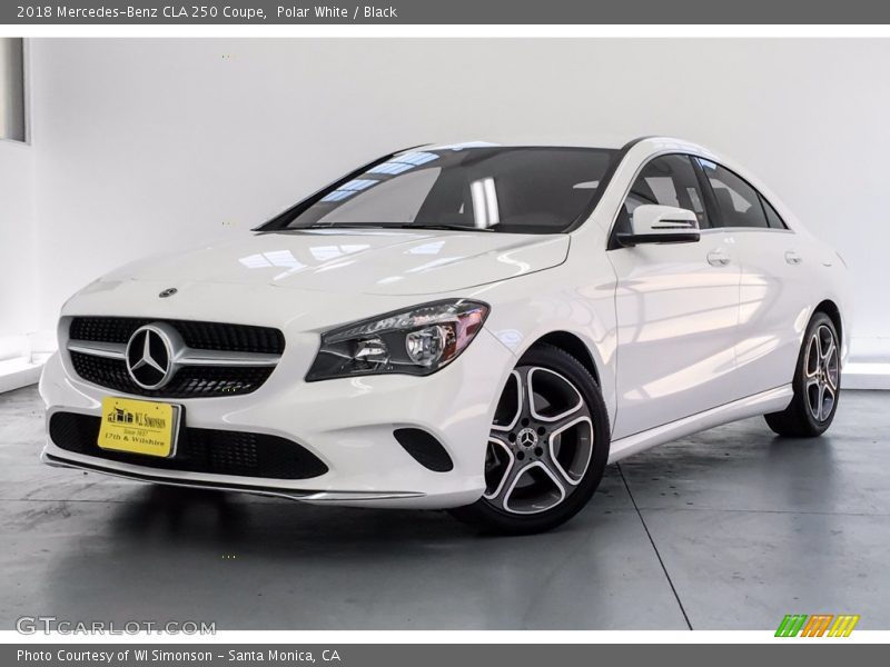 Polar White / Black 2018 Mercedes-Benz CLA 250 Coupe