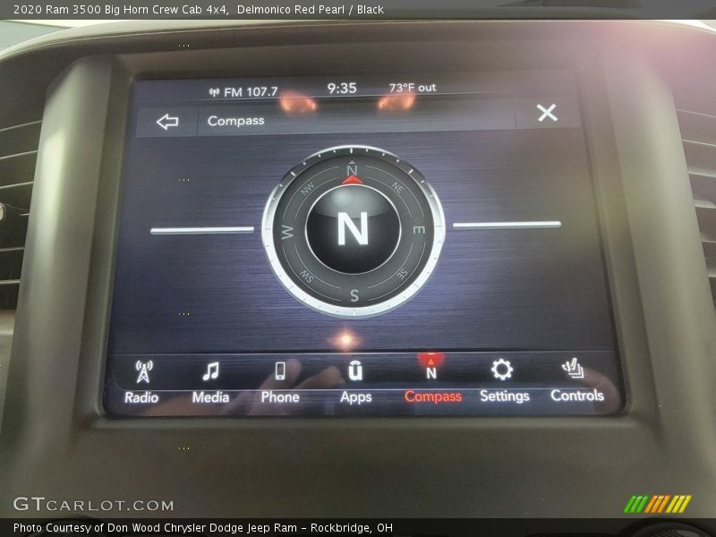 Delmonico Red Pearl / Black 2020 Ram 3500 Big Horn Crew Cab 4x4
