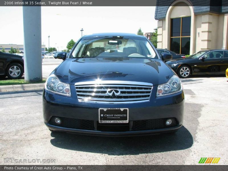 Twilight Blue Pearl / Wheat 2006 Infiniti M 35 Sedan