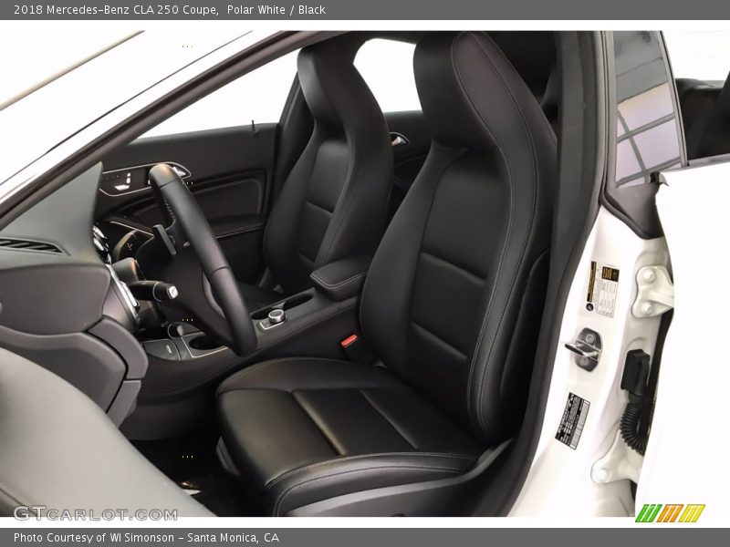 Polar White / Black 2018 Mercedes-Benz CLA 250 Coupe