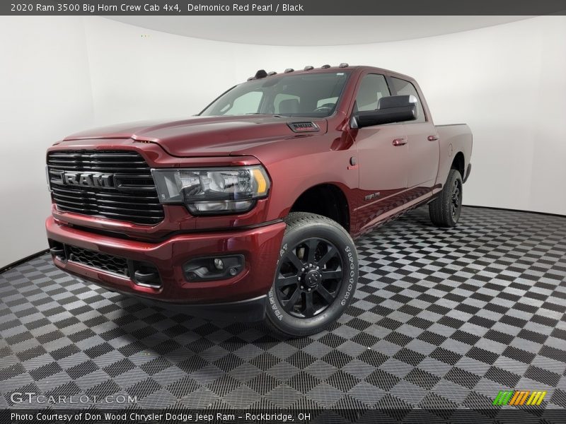 Delmonico Red Pearl / Black 2020 Ram 3500 Big Horn Crew Cab 4x4