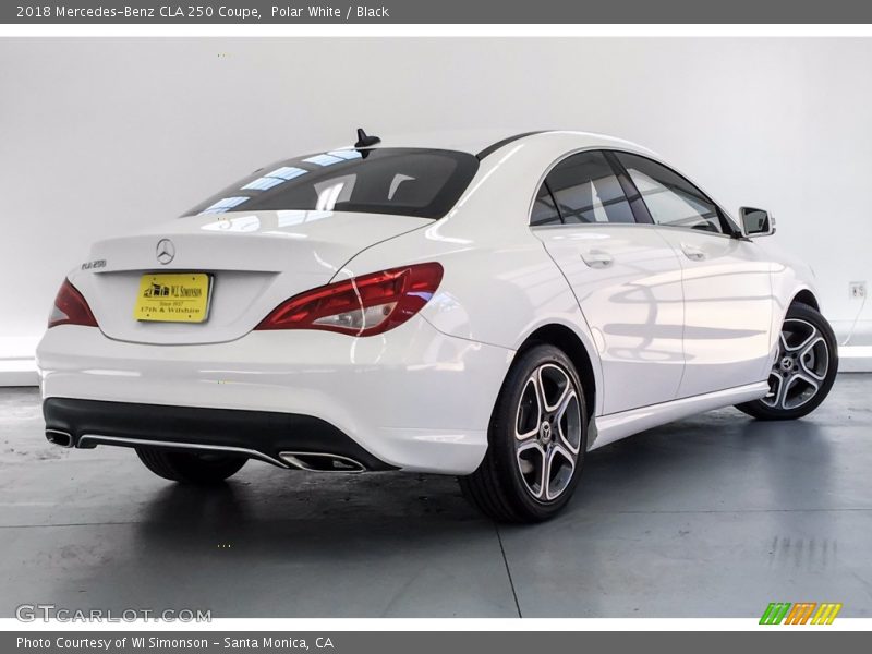 Polar White / Black 2018 Mercedes-Benz CLA 250 Coupe