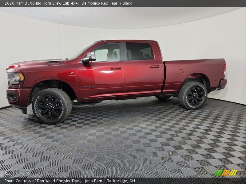 Delmonico Red Pearl / Black 2020 Ram 3500 Big Horn Crew Cab 4x4