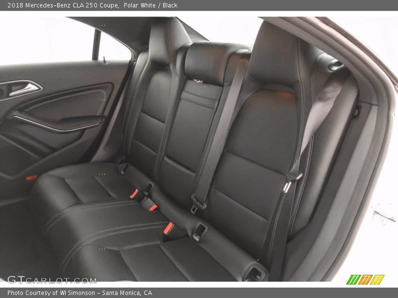 Polar White / Black 2018 Mercedes-Benz CLA 250 Coupe