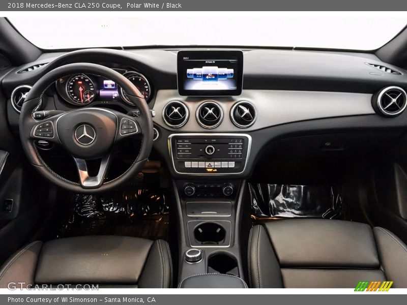 Polar White / Black 2018 Mercedes-Benz CLA 250 Coupe