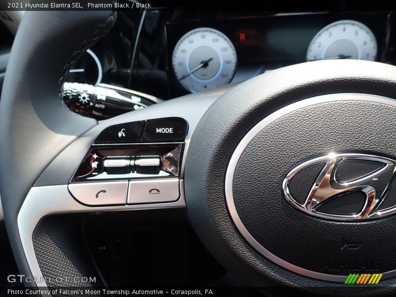 Phantom Black / Black 2021 Hyundai Elantra SEL