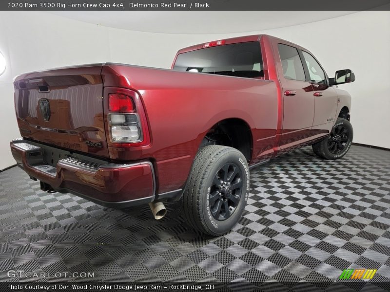 Delmonico Red Pearl / Black 2020 Ram 3500 Big Horn Crew Cab 4x4
