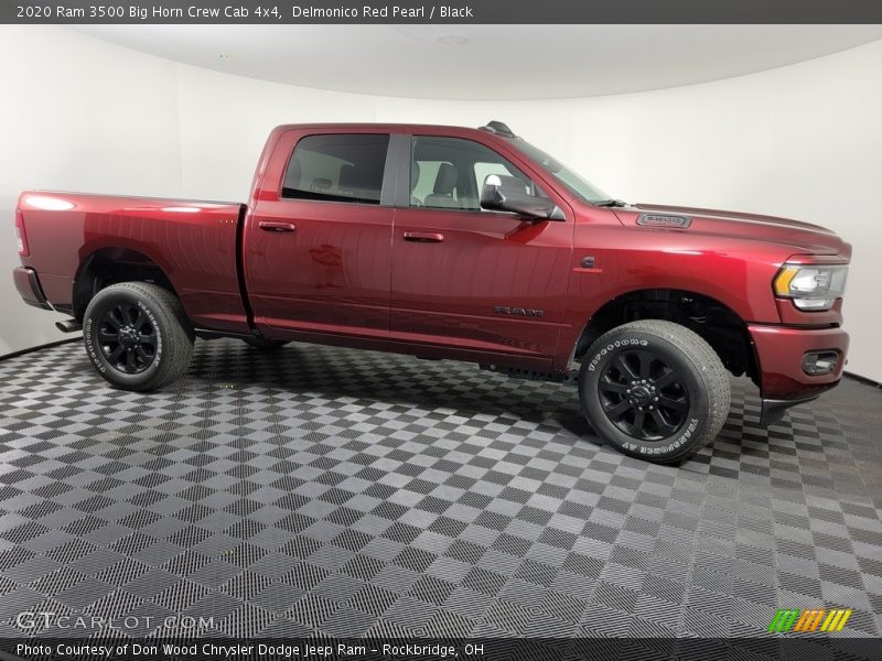 Delmonico Red Pearl / Black 2020 Ram 3500 Big Horn Crew Cab 4x4
