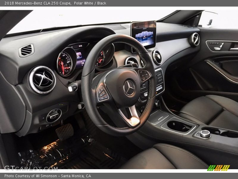 Polar White / Black 2018 Mercedes-Benz CLA 250 Coupe