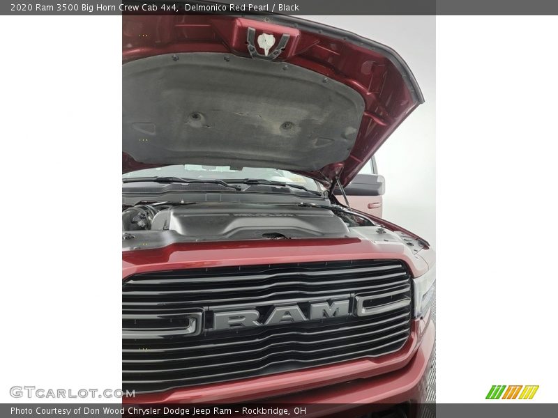 Delmonico Red Pearl / Black 2020 Ram 3500 Big Horn Crew Cab 4x4