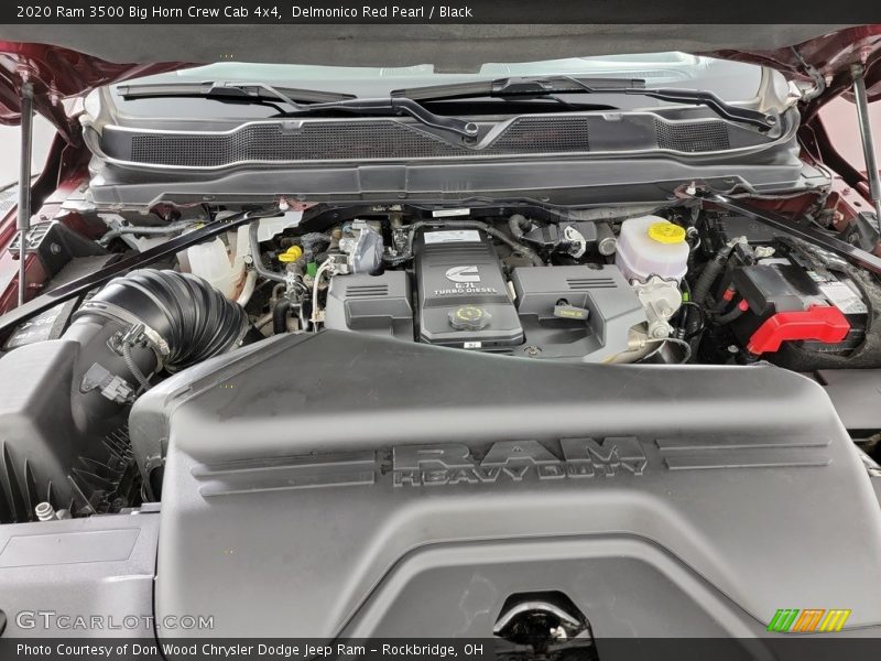 Delmonico Red Pearl / Black 2020 Ram 3500 Big Horn Crew Cab 4x4