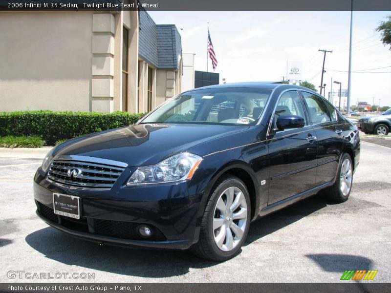 Twilight Blue Pearl / Wheat 2006 Infiniti M 35 Sedan