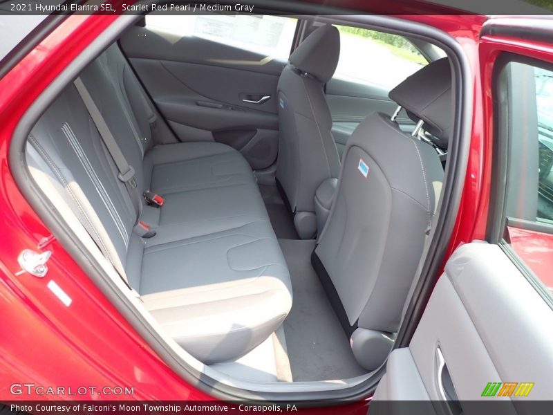 Scarlet Red Pearl / Medium Gray 2021 Hyundai Elantra SEL