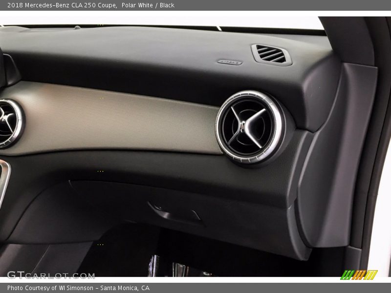 Polar White / Black 2018 Mercedes-Benz CLA 250 Coupe