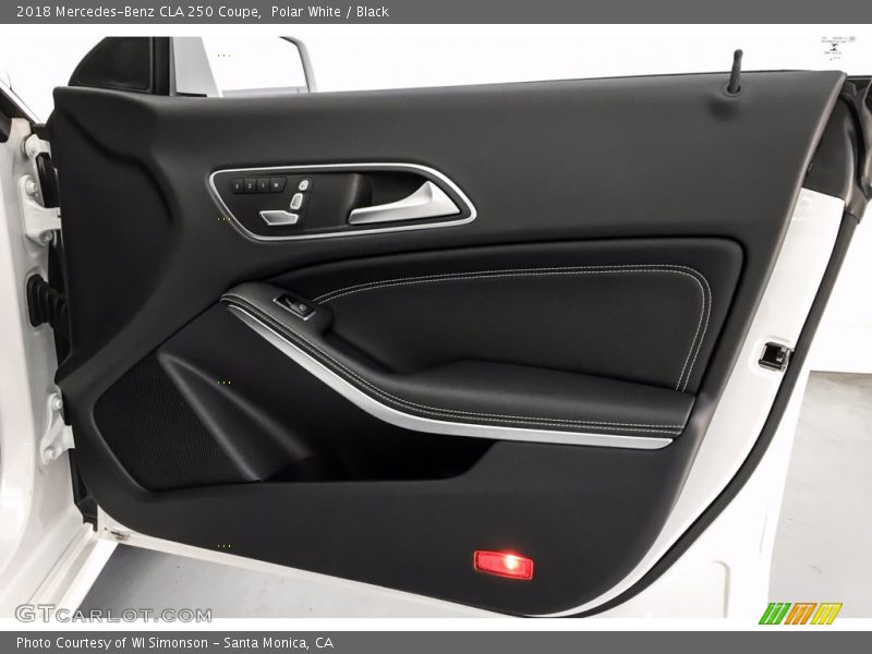 Polar White / Black 2018 Mercedes-Benz CLA 250 Coupe